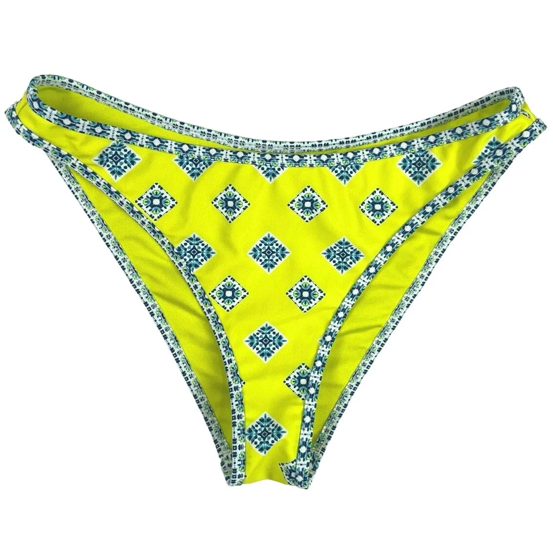 Ramy Brook Yellow Multicolor 2-Piece Bikini Bathing Suit Swimsuit Swimwear Sz XS