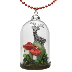 Retired - Woodland Glass Dome Necklace