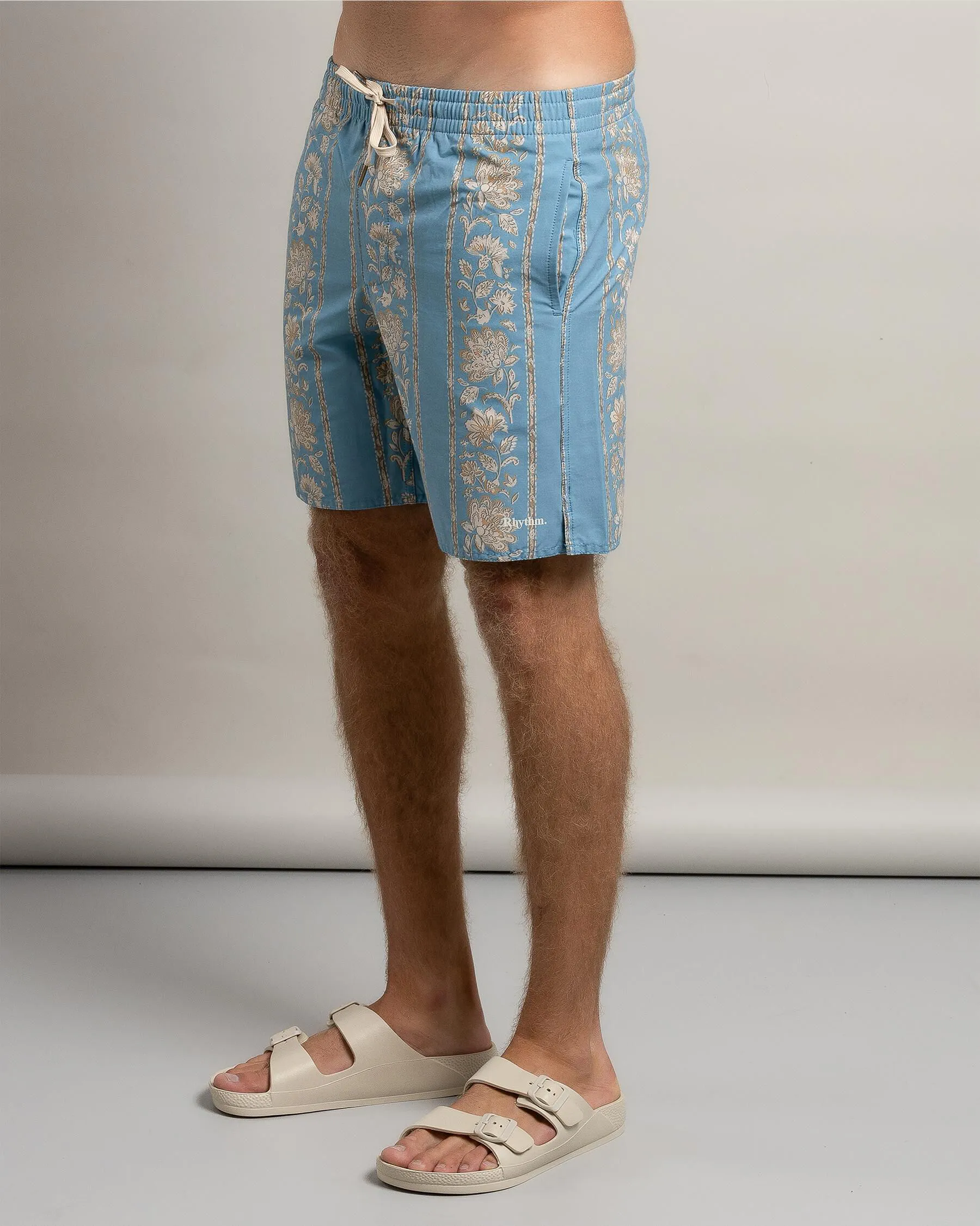 Rhythm Paisley Stripe Beach Shorts