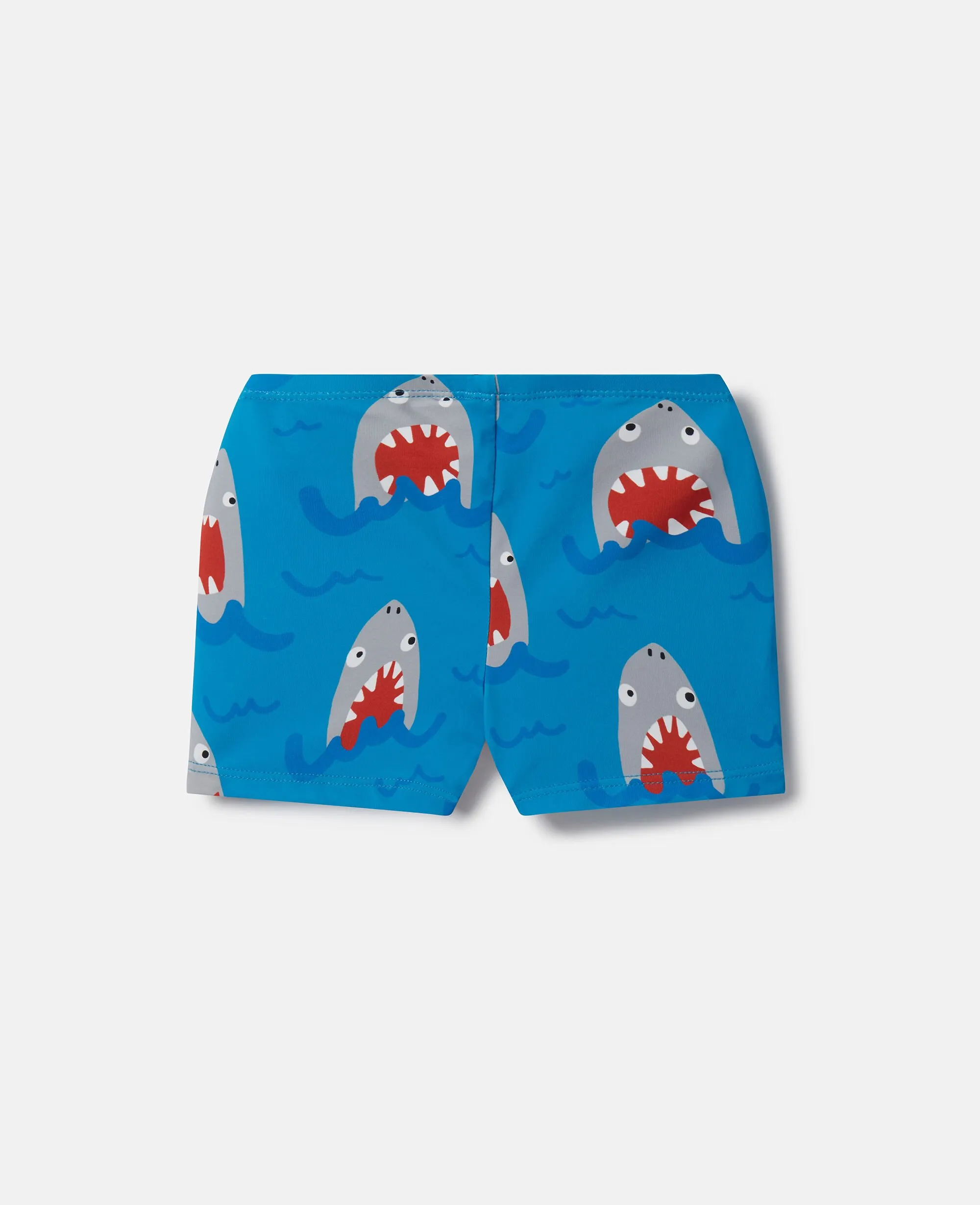 Shark Print Swimming Trunks