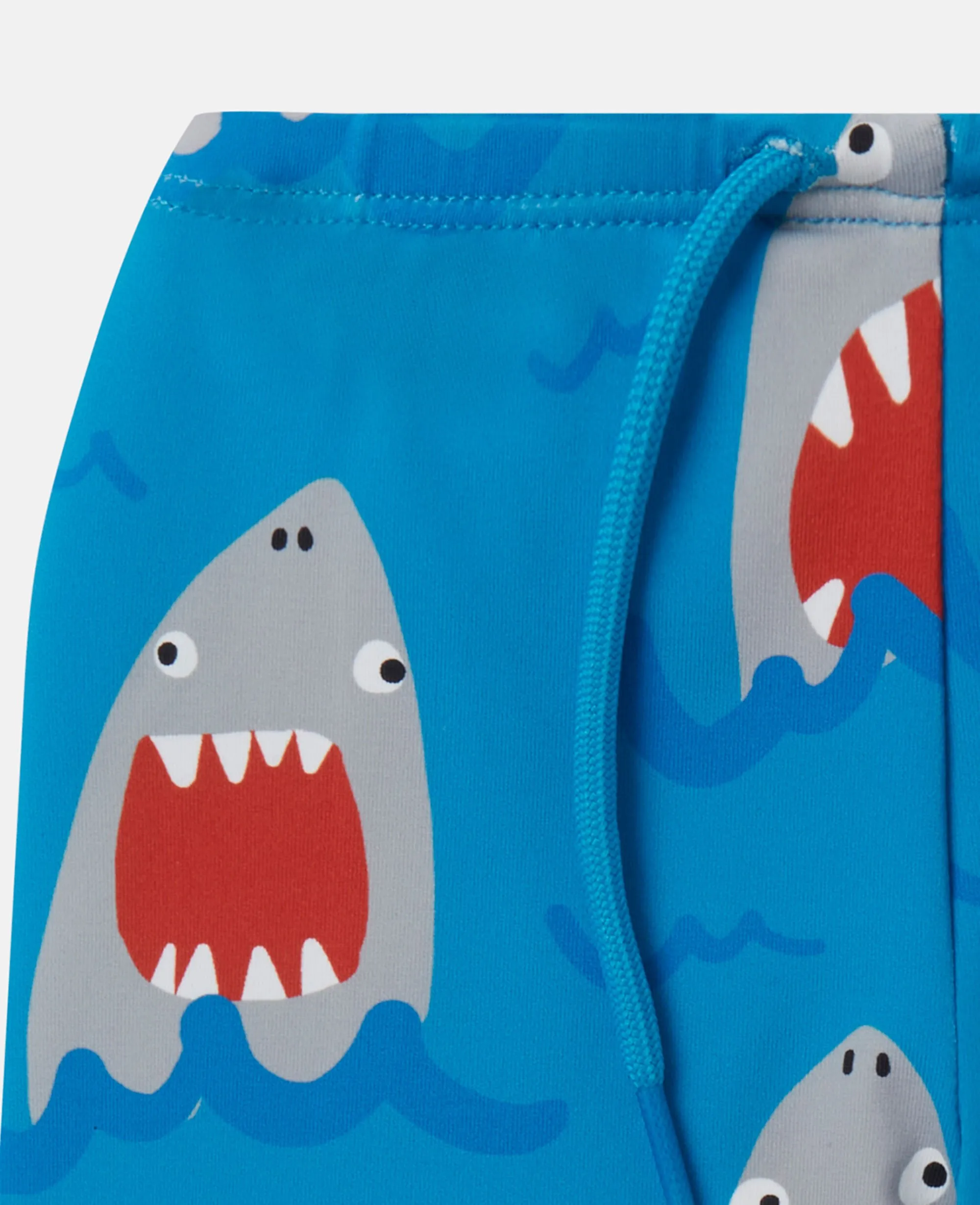 Shark Print Swimming Trunks