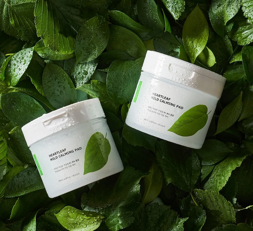 Skin2H Heartleaf Mild Calming 60 Pads Dry Daily Facial Skincare Barrier Moisture Hyaluronic acid Cosmetics