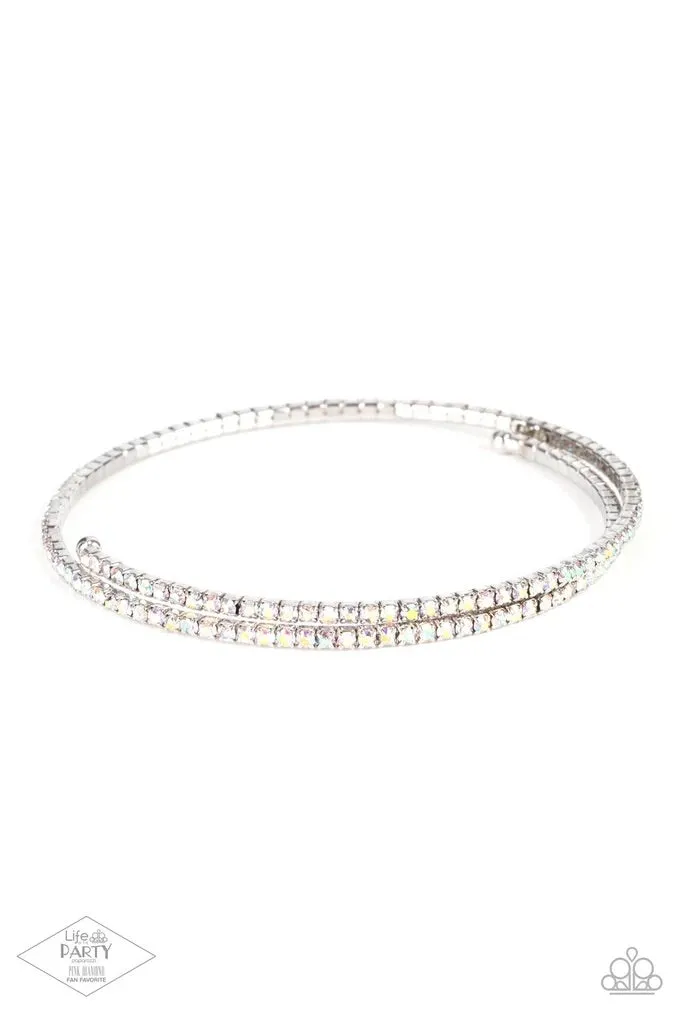 Sleek Sparkle - Multi Coil Bracelet