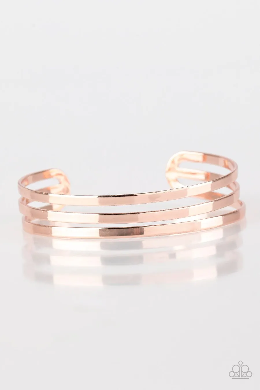 Street Sleek - rose gold - Paparazzi bracelet