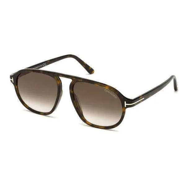 Tom Ford FT0755 Sunglasses Dark Havana / Gradient Roviex (S) Men's