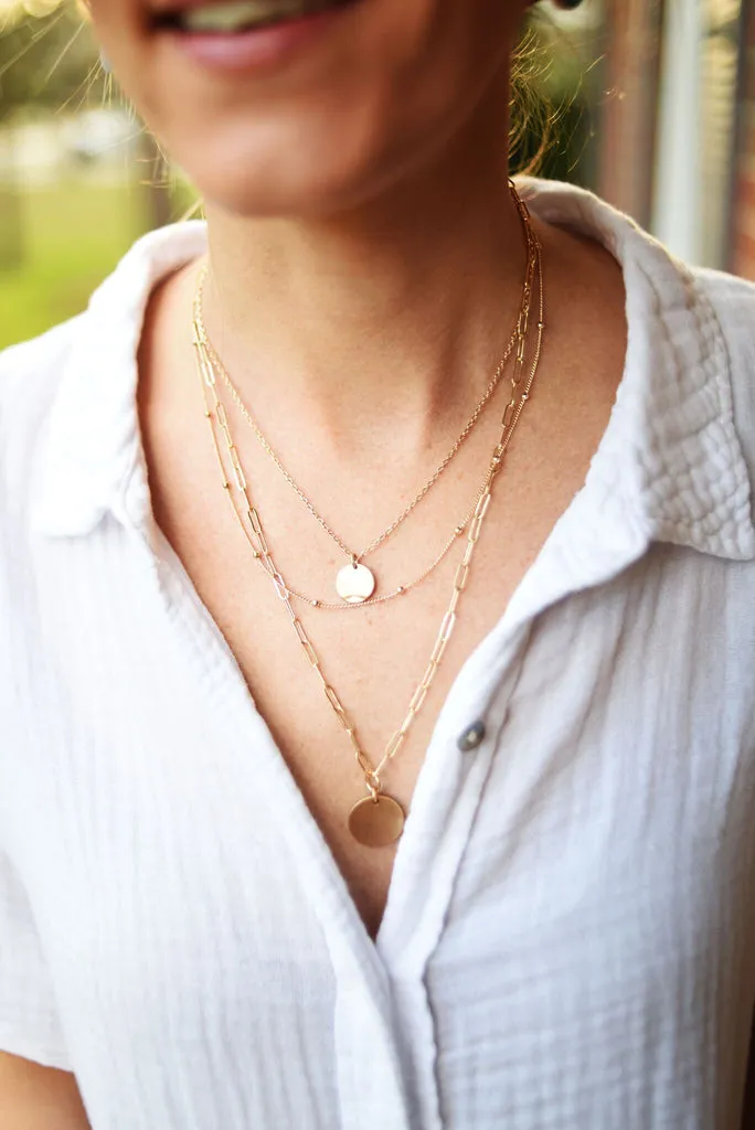 Triple Layer Everything Necklace